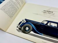 HUMBER: A group of three Sales Brochures, for the Snipe Imperial and Pullman models plus the model range with price list [Location: Sydney] - 5