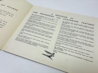 HUMBER: A group of three Sales Brochures, for the Snipe Imperial and Pullman models plus the model range with price list [Location: Sydney] - 11