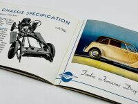 HUMBER: A group of three Sales Brochures, for the Snipe Imperial and Pullman models plus the model range with price list [Location: Sydney] - 21
