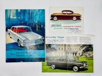 HUMBER: A group of three Sales Brochures for the Imperial/Super Snipe, Hawk and Vogue models [Location: Sydney]