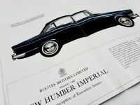 HUMBER: A group of three Sales Brochures for the Imperial/Super Snipe, Hawk and Vogue models [Location: Sydney] - 3