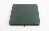 MEDALLIONS: A fine and rare boxed set of solid silver (1000) Porsche commemorative medallions that were a personal gift from Porsche Germany to Alan Hamilton we are informed by the family, boxed, (updated description: combined silver weight 100 grams) - 6