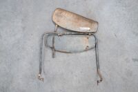 A collection of BSA Bantam items including 3 wheels, rear suspension units and crash bars - 5