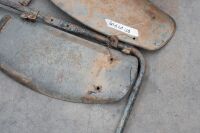 A collection of BSA Bantam items including 3 wheels, rear suspension units and crash bars - 6