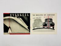 HUMBER: A pair of Sales Brochures featuring the Evenkeel suspension design [Location: Sydney]