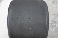 F5000: Two large & impressive twin polished side aluminum F5000 rear wheels, believed to have been removed from a Lola, great for car or table bases - 8