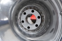 F5000: Two large & impressive twin polished side aluminum F5000 rear wheels, believed to have been removed from a Lola, great for car or table bases - 11