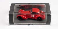 DELAGE D6: A 1:43&nbsp;scale Delage D6, the number #19&nbsp;race car that finished 4th&nbsp;in the 1937&nbsp;Le Mans 24 hour, with the driver combination of De Valence - Gerard