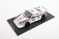 LANCIA MONTECARLO TURBO: A 1:18 scale Lancia Montecarlo turbo, the number #65 race car that finished with an 8th place finish in the 1981 Le Mans 24 hour, with a driven combination of Alboreto - Cheever - Facetti - 3