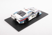 LANCIA MONTECARLO TURBO: A 1:18 scale Lancia Montecarlo turbo, the number #65 race car that finished with an 8th place finish in the 1981 Le Mans 24 hour, with a driven combination of Alboreto - Cheever - Facetti - 4