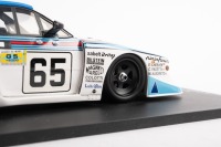 LANCIA MONTECARLO TURBO: A 1:18 scale Lancia Montecarlo turbo, the number #65 race car that finished with an 8th place finish in the 1981 Le Mans 24 hour, with a driven combination of Alboreto - Cheever - Facetti - 6