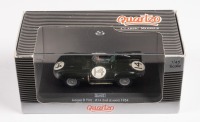 JAGUAR D TYPE:&nbsp;A 1:43&nbsp;scale Jaguar D type, the number #14&nbsp;race car that finished 2nd&nbsp;in the 1954&nbsp;Le Mans 24 hour, with the driver combination of Hamilton - Rolt