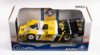 PORSCHE 956B LH: A 1:18 scale Porsche 956B LH, the number #7&nbsp;Newman Joest racing&nbsp;entered race car&nbsp;that raced to victory in the 1984&nbsp;Le Mans 24 hour, with the winning driver combination of Henri Pescarolo - Klaus Ludwig