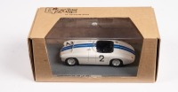 CUNNINGHAM C5R: A 1:43&nbsp;scale Cunningham C5R, the number #2&nbsp;race car that finished 3rd&nbsp;in the 1953&nbsp;Le Mans 24 hour, with the driver combination of Walters - Fitch