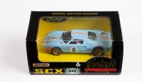 FORD GT40: A Matchbox Ford GT40 SCX model, this is the iconic number #6 Gulf liveried, Ford GT40, part of the vintage series of&nbsp;SCX&nbsp;model motor racing slot car