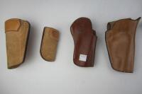 FIREARMS: A collection of mainly smaller hand gun holsters and cases - 2