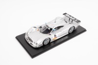 MERCEDES CLR: A 1:18 scale Mercedes CLR, the number #5 race car, had a dnf at the 1999 Le Mans 24 hour, with a driver combination of Bouchut - Heidfeld - Dumbreck - 2
