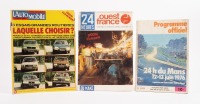 LE MANS 1976 PROGRAMME & SUPPLEMENT: A group of 3 printed genuine items of memorabilia from Le Mans 1976, consisting of a numbered programme officiel 24h du Mans 12-12 Juin 1976, also a special 5am press release, plus a Lautomobile sport mecanique 24H Du 
