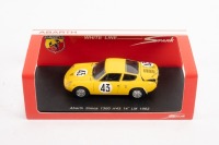 ABARTH SIMCA 1300:&nbsp;A 1:43&nbsp;scale Abarth Simca 1300, the number #43&nbsp;race car&nbsp;was driven to a 14th place finish&nbsp;in the 1962&nbsp;Le Mans 24 hour, with the driver combination of Dubois - Harris - 2