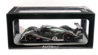 BENTLEY EXP SPEED 8: A 1:18 scale Bentley EXP speed 8 model, the Team Bentley entered number #8 race car, as driven to a 4th place finish in the 2002 Le Mans 24 hour, with a driver combination of Andy Wallace, Eric van de Poele, Butch Leitzinger