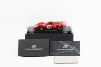 FERRARI 312P COUPE: A 1:18 scale Ferrari 312P coupe, the SpA Ferrari entered number #19 race car was a non finisher in the 1969 Le Mans 24 hour, with the driven combination of Chris Amon - Peter Schetty, limited edition 009/500 pieces