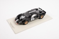 FORD GT40 MK 2: A 1:18 scale Ford GT40 Mk 2, the number #2 Ford motor company Shelby American entered race car&nbsp;that raced to victory in the 1966 Le Mans 24 hour, with the winning driver combination of Bruce McLaren - Chris Amon - 2