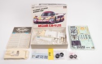 JAGUAR XJR-9 LM: A 1:24&nbsp;scale Jaguar XJR-9 LM plastic kit, the #2&nbsp;race car as raced to victory at the 1988&nbsp;Le Mans 24 hour, model number CC008:1200, made by Hasegawa hobby kits