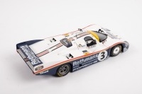 PORSCHE 956L: A 1:18 scale Porsche 956L, the number #3&nbsp;race car that was driven to victory&nbsp;in the 1983&nbsp;Le Mans 24 hour, with the driver combination of Vern Schuppan - Hurley Haywood - Al Holbert - 3