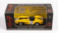 FERRARI 250 TESTA ROSSA:&nbsp;A 1:43&nbsp;scale Ferrari 250 TR, the number #17 race car that was a non finisher&nbsp;in the 1958&nbsp;Le Mans 24 hour, with the driver combination of Gomez Mena - Drogo
