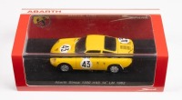 ABARTH SIMCA 1300:&nbsp;A 1:43&nbsp;scale Abarth Simca 1300, the number #43&nbsp;race car&nbsp;was driven to a 14th place finish&nbsp;in the 1962&nbsp;Le Mans 24 hour, with the driver combination of Dubois - Harris
