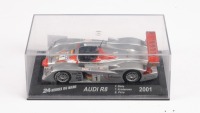 AUDI R8:&nbsp;A 1:43 scale Audi R8, 2001&nbsp;Le Mans 24 hour