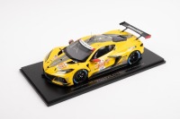 CHEVROLET CORVETTE C8.R: A 1:18 scale Chevrolet Corvette C8R, the number #33 race car as raced to a class victory by Corvette racing in the 2023 Le Mans 24 hour, with a driver combination of Catsburg - Keating - Varrone - 2