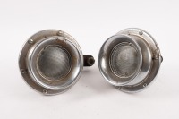 HORNS: A pair of matched Bosch horns with external mounts, thought to suit Type 44 Bugatti [Location: Melbourne]