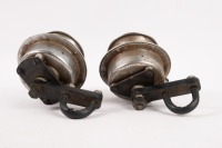 HORNS: A pair of matched Bosch horns with external mounts, thought to suit Type 44 Bugatti [Location: Melbourne] - 3