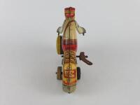 POLICE; Motor Cycle Cop by Louis Marx USA c1950s, clockwork, 20.5 cms. - 6