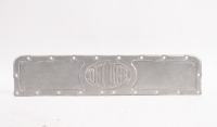 DELAGE: A Delage alloy engine side plate, 48cm long [Location: Melbourne]