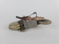 POLICE; Motor Cycle Cop by Louis Marx USA c1950s, clockwork, 20.5 cms. - 8