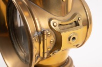 LUCAS: A Lucas brass Petroleum Motor-Lamp, overall height 29cm, lens diameter 10cm [Location: Melbourne] - 2