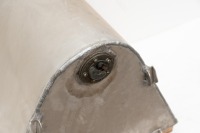 BUGATTI: A fabricated alloy fuel tank to suit pointed tail Bugatti Type 40 Brescia Special, 41cm high, 51cm wide, 39cm long [Location: Melbourne] - 2