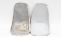 BUCKET SEAT: Two fibreglass competition bucket seats, made by the Aircraft Spruce & Specialty Company, [P/N 05-22600] [Location: Melbourne]