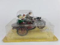 CLASSIC: Two Paya reissues of classic Motor Cycle & Sidecar toys from the original castings,tinplate & clockwork. - 8