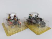CLASSIC: Two Paya reissues of classic Motor Cycle & Sidecar toys from the original castings,tinplate & clockwork. - 11