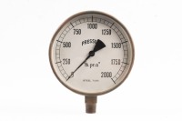 PRESSURE GAUGE: An early pressure gauge, 15cm wide overall, manufacturer unknown [Location: Melbourne]