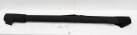 FABRIC: A large bolt of black fabric, believed to be used for tonneau covers, bolt approximately 155cm long [Location: Melbourne]