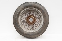 WIRE WHEEL: A wire wheel, size 17x x 350 with Englebert tyre [Location: Melbourne] - 3