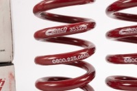 EIBACH: Two NOS Eibach racing coil springs, 8 inch length, 2.25 inch diameter, rate 550 lbs [Location: Melbourne] - 2