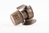 MINERS LAMP: A Demon Strike Light kerosene miners lamp, 9cm high [Location: Melbourne]