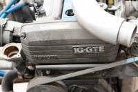 TOYOTA: A late 1980s / early 1990s Toyota 1G-GTE engine, 24 valve, with twin turbo intercooler [Location: Melbourne] - 4