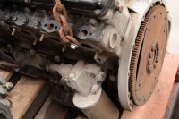 JAGUAR: A circa 1970s Jaguar V-12 engine, with distributor cap, sump & flywheel, stamped '7P5078SB" [Location: Melbourne] - 7