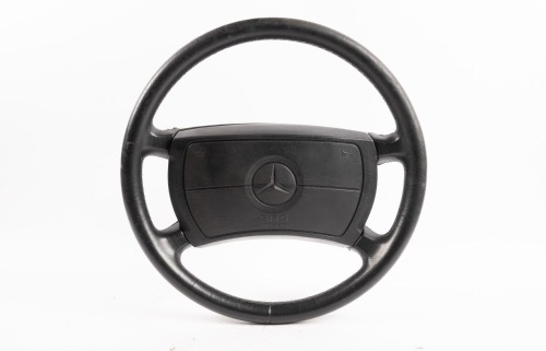 MERCEDES: A Mercedes-Benz W124 / W126 steering wheel with airbag [Location: Melbourne]